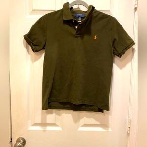 Polo Ralph Lauren shirt,  sz L (14-16), forest green.